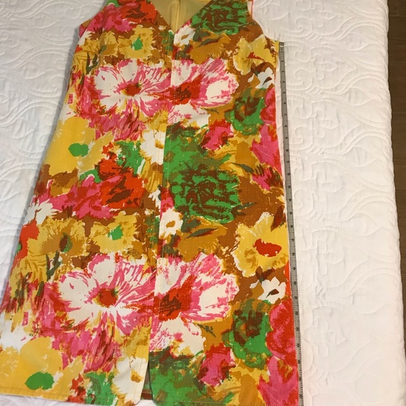 Talbots Sleeveless Dress. Vibrant, Colorful Floral Print, Women’s Size 8P - Picture 14 of 15